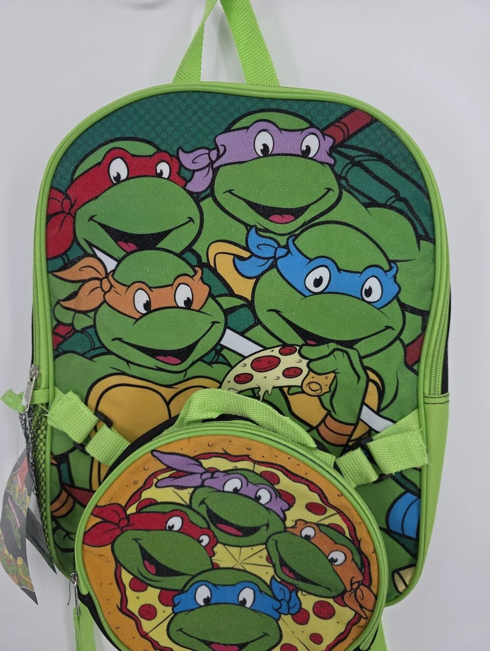 Teenage Mutant Ninja Turtles Backpack With Lunch Kit TMNT NWT